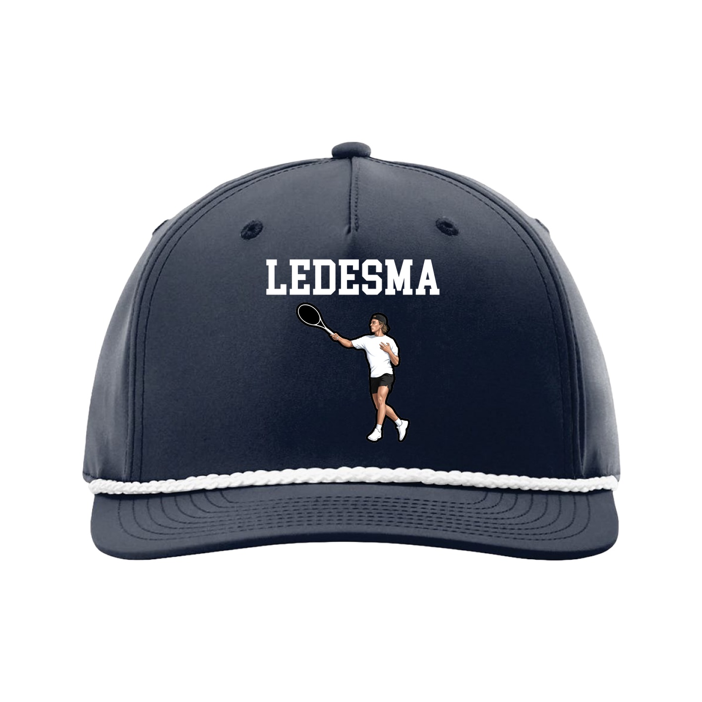 Five-Panel Classic Rope Cap — Shirsey in Navy