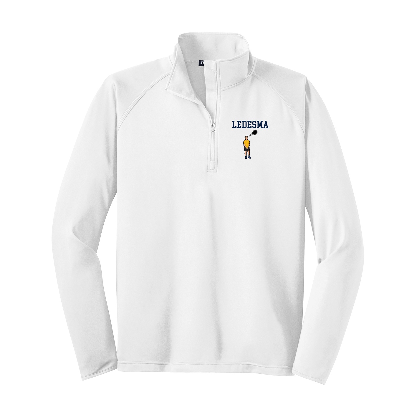 Q-Zip Pullover — Shirsey in White