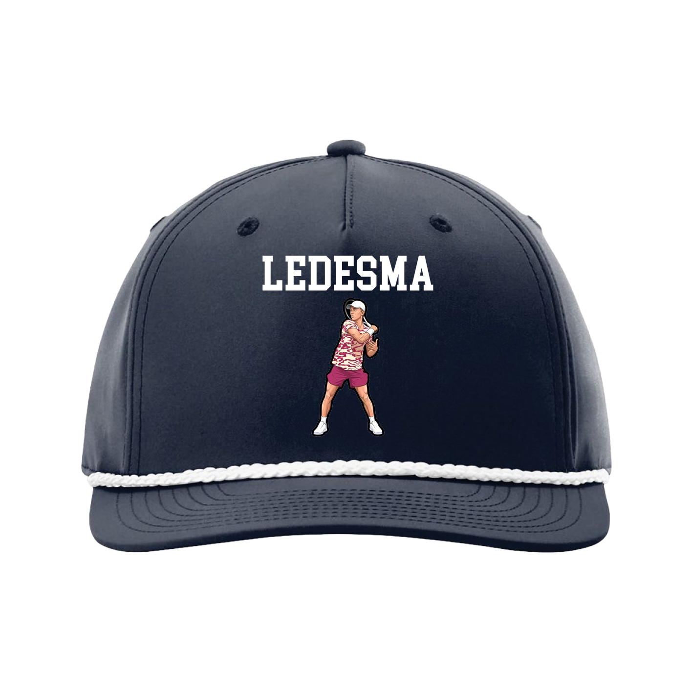 Five-Panel Classic Rope Cap — Shirsey in Navy