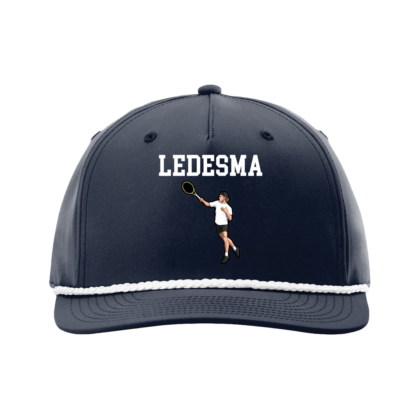 Five-Panel Classic Rope Cap — Shirsey in Navy