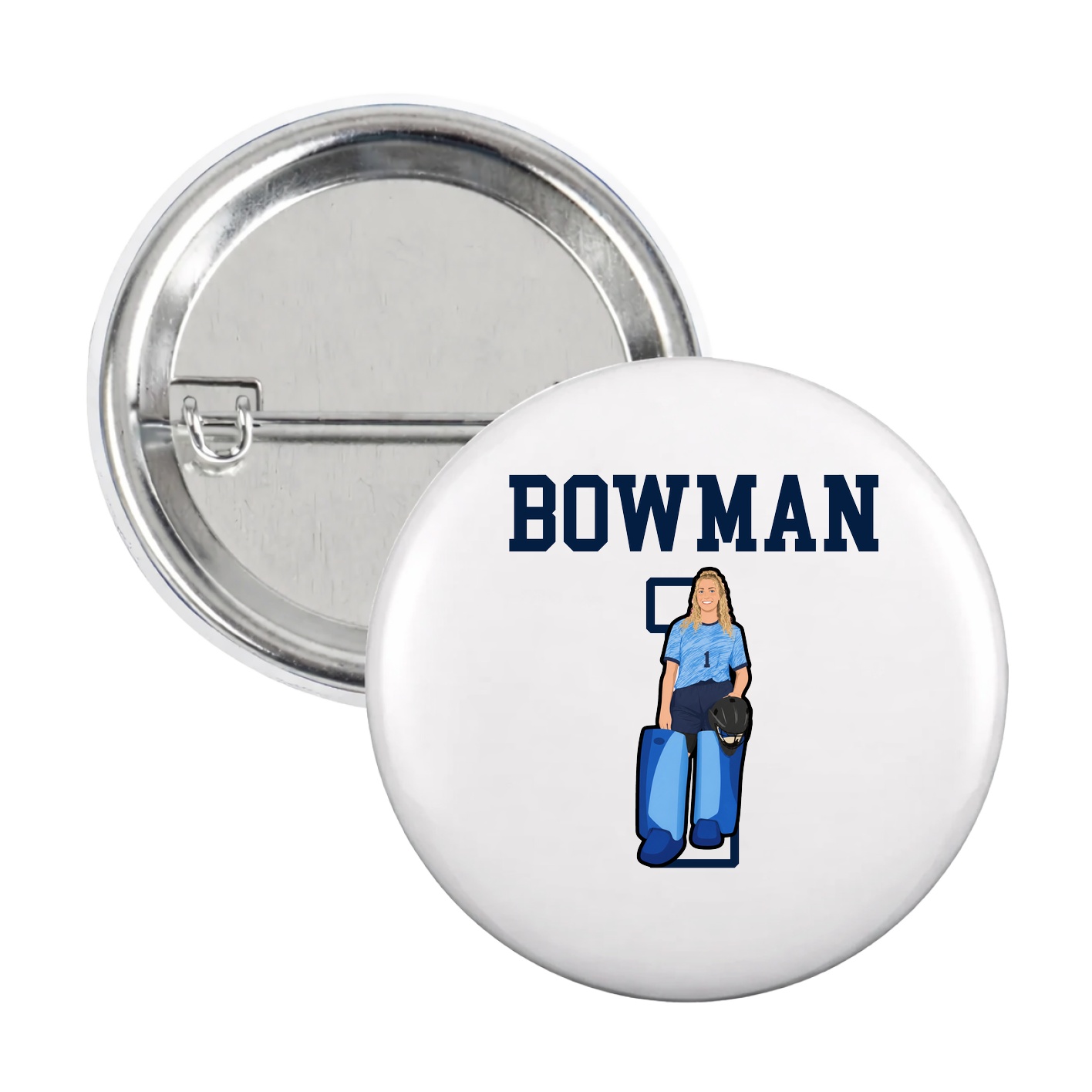 Game Day Button — Shirsey in White