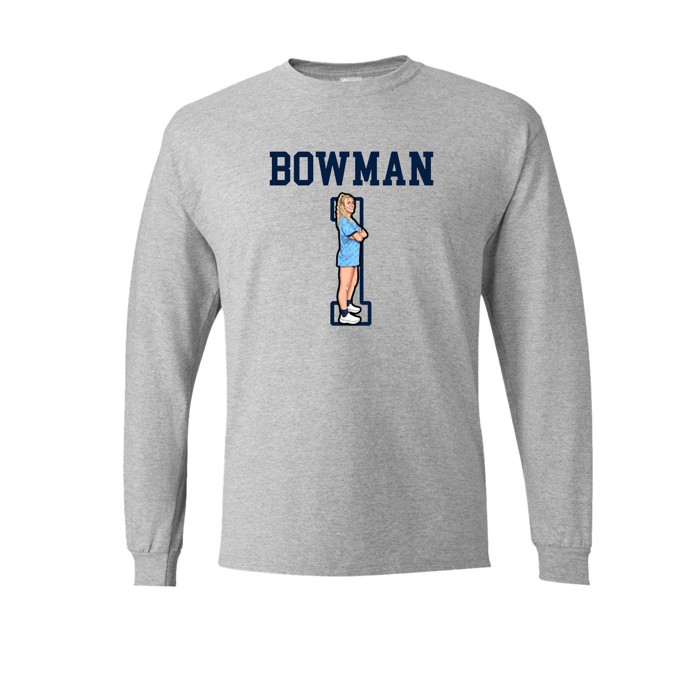 Long Sleeve Tee — Shirsey in Grey