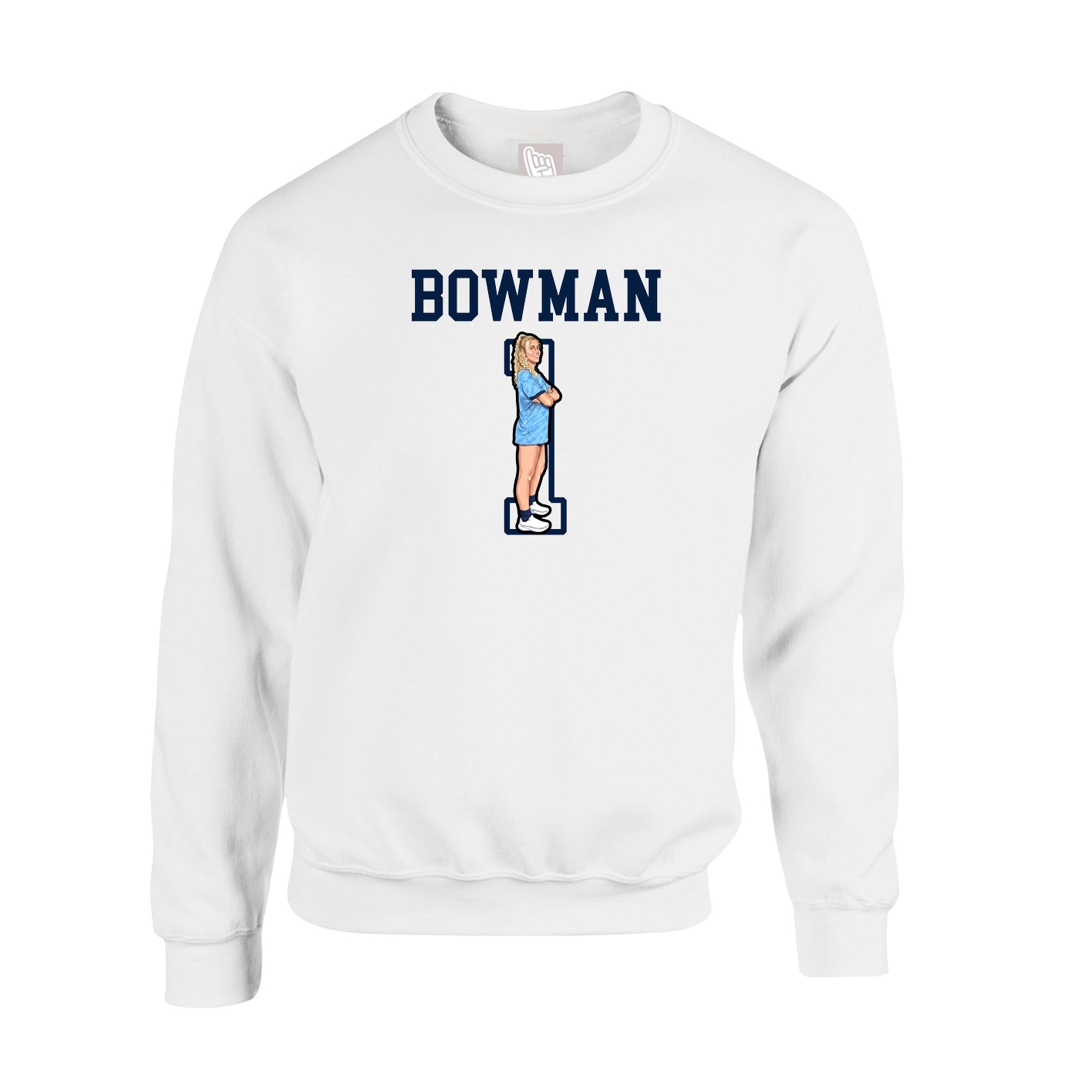 Fleece Crew — Shirsey in White