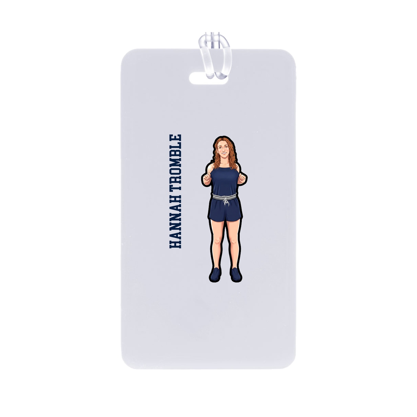 Bag Tag — Name Vertical in Classic