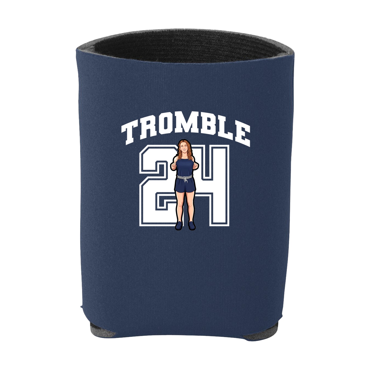 Can Holder — Number in Navy