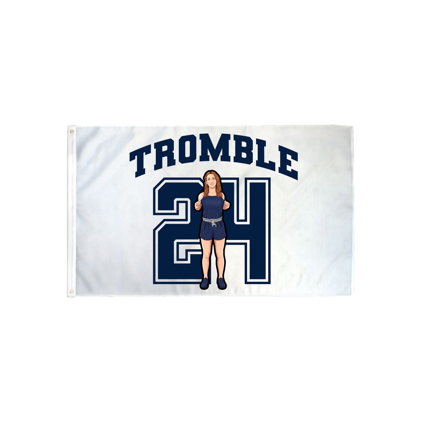 3x5 Flag — Number in Classic