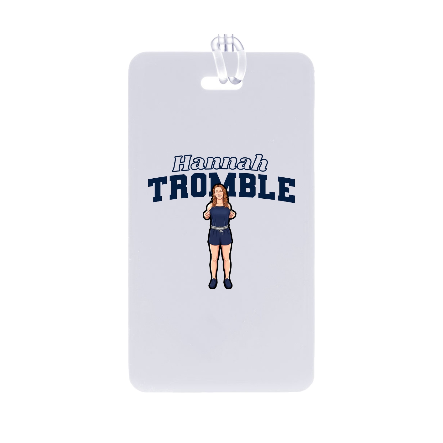 Bag Tag — Name Arch in Classic