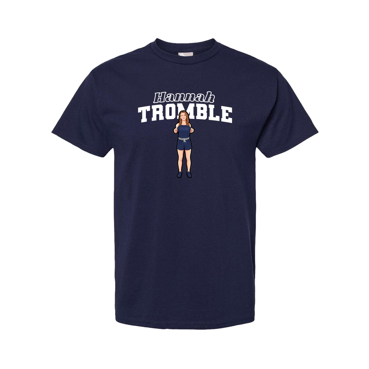Tee — Name Arch in Navy