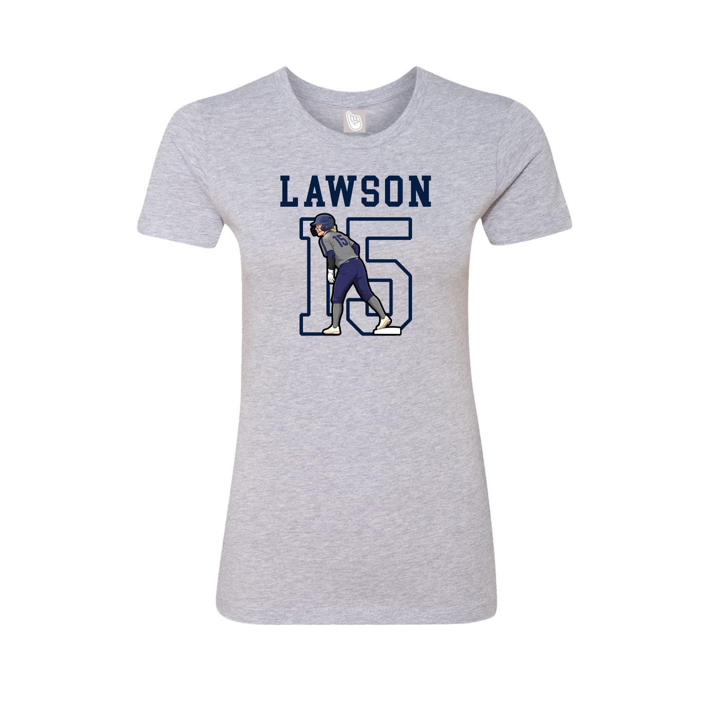 Fitted Women's Tee — Shirsey in Grey