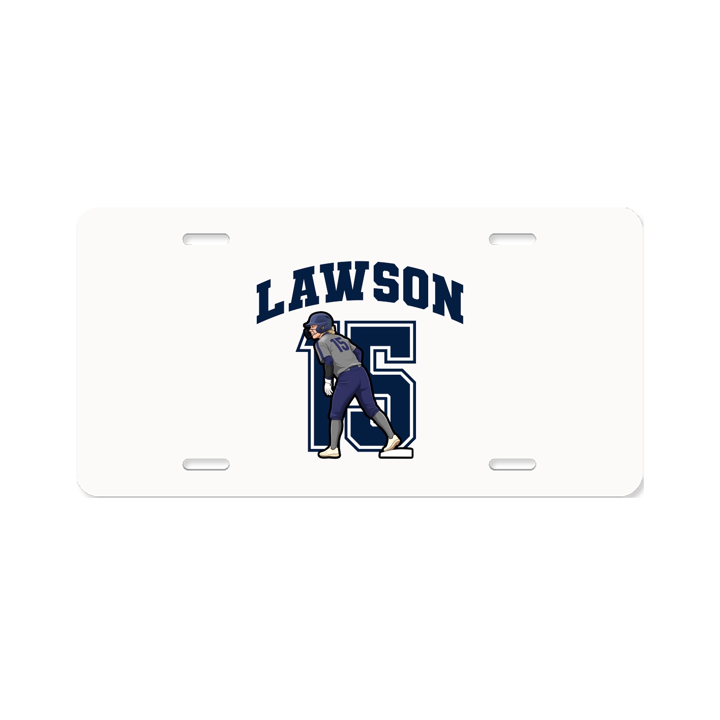 License Plate — Number in Classic