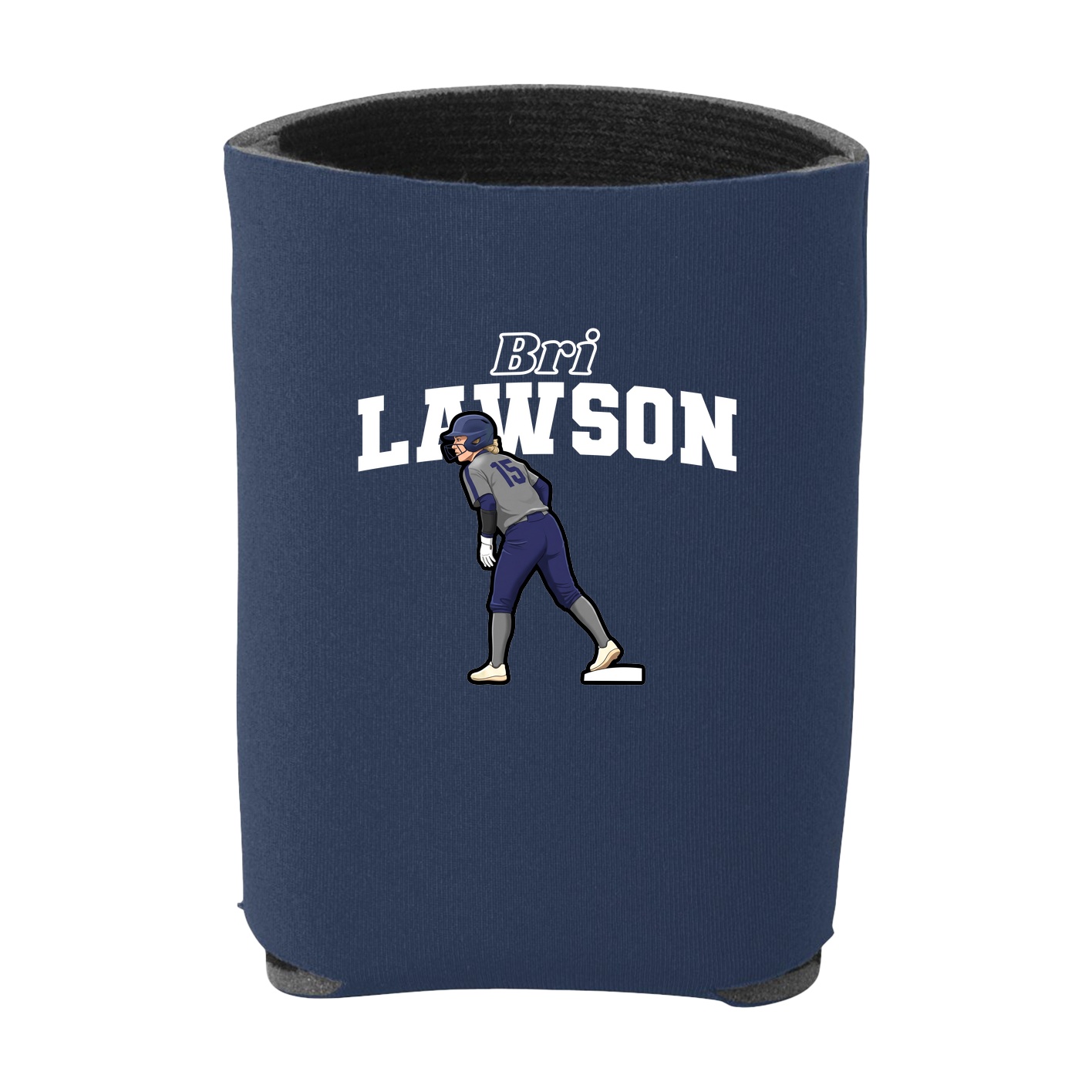 Can Holder — Name Arch in Navy