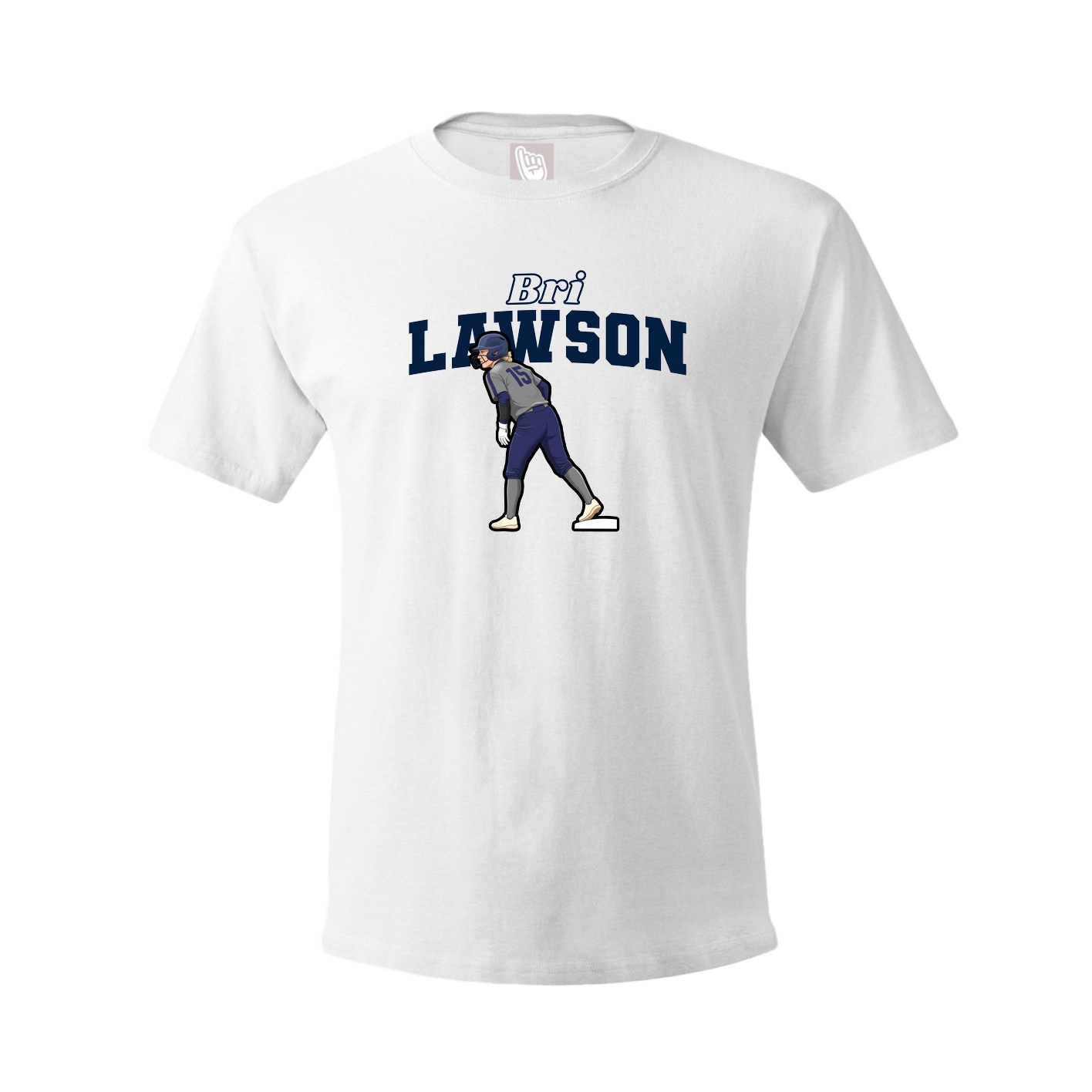 Tee — Name Arch in White