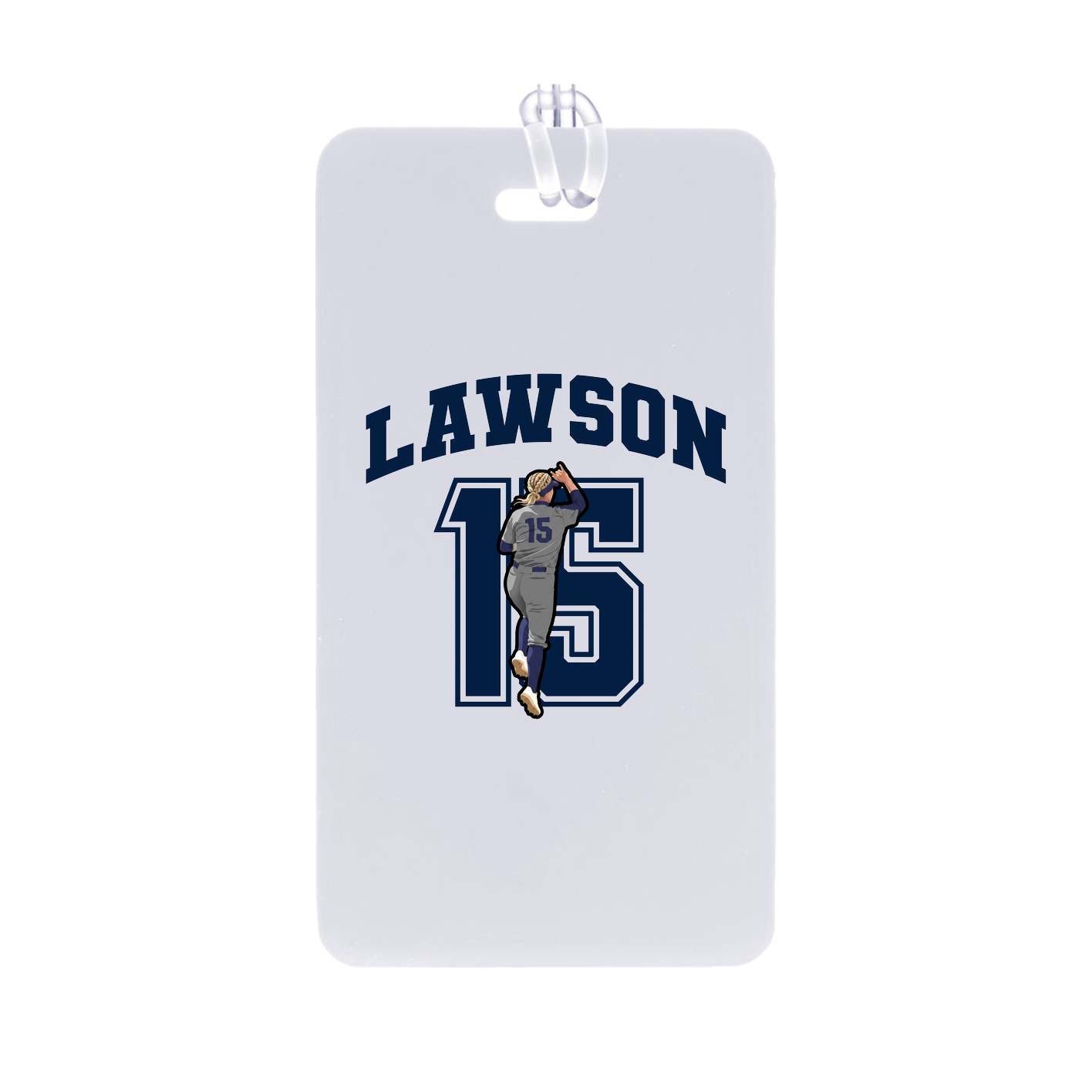 Bag Tag — Number in Classic