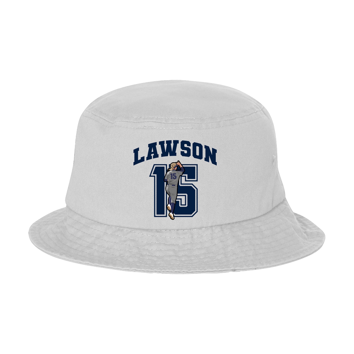Bucket Cap — Number in White