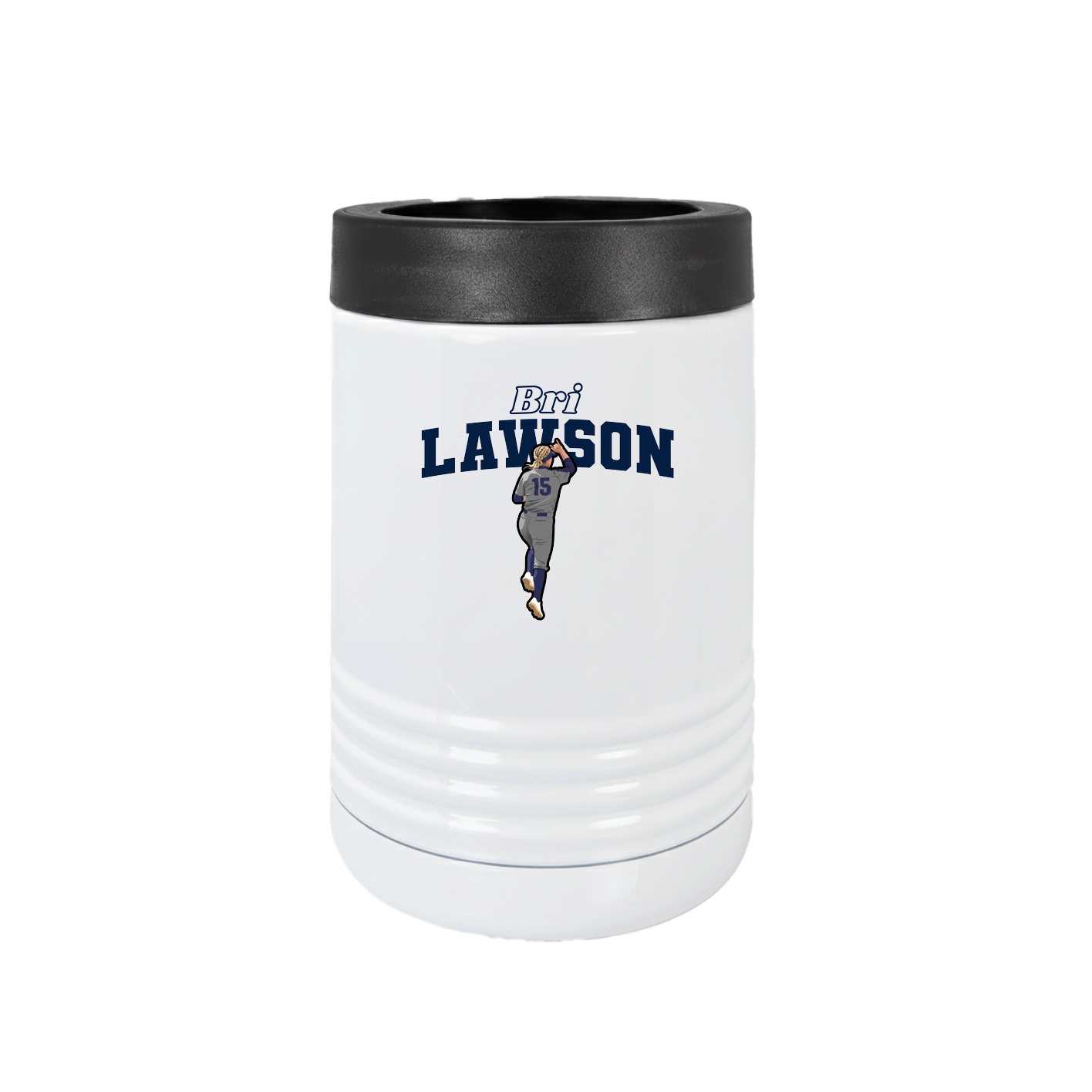 Beverage Holder — Name Arch in White