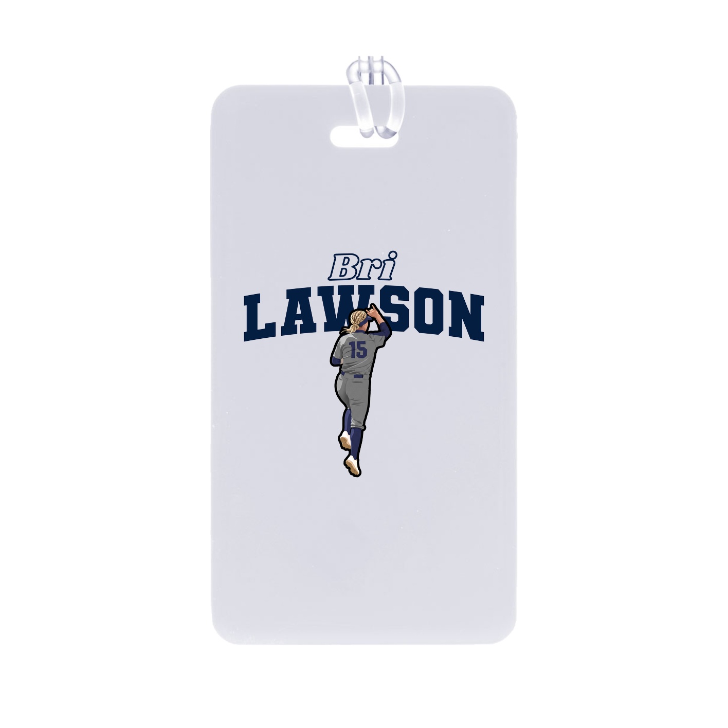 Bag Tag — Name Arch in Classic