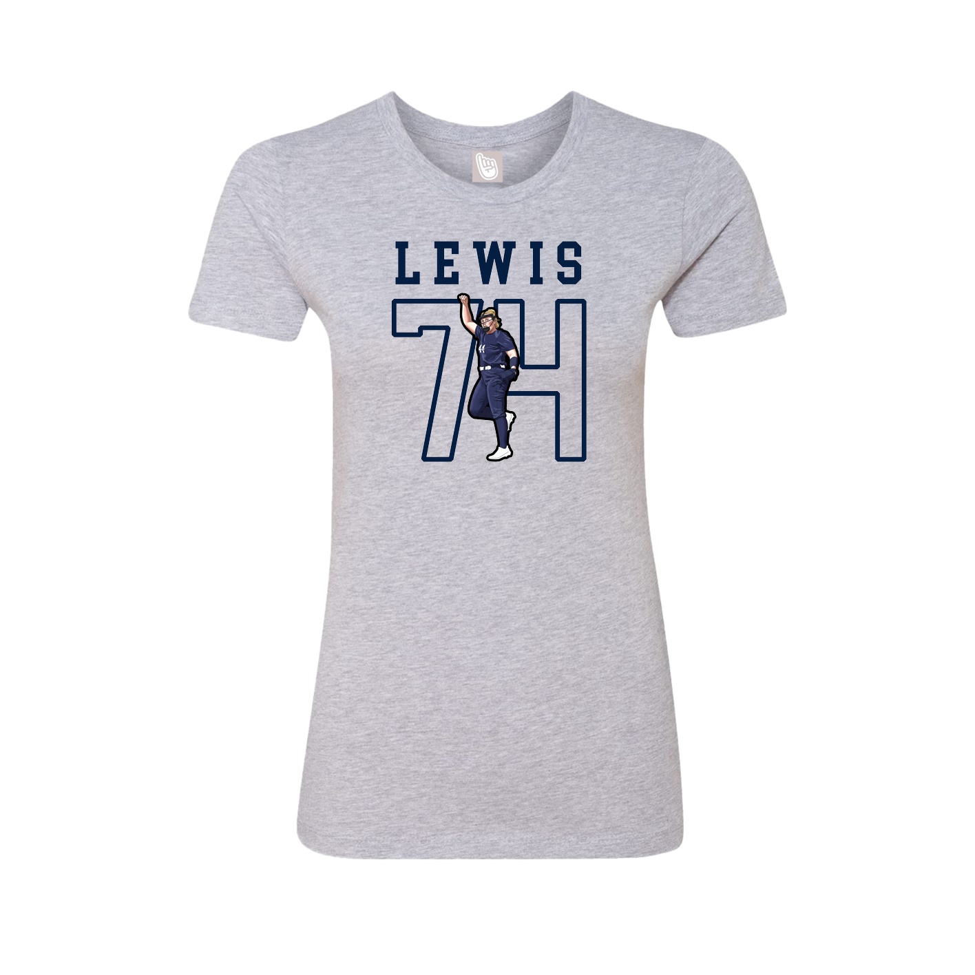 Fitted Women's Tee — Shirsey in Grey