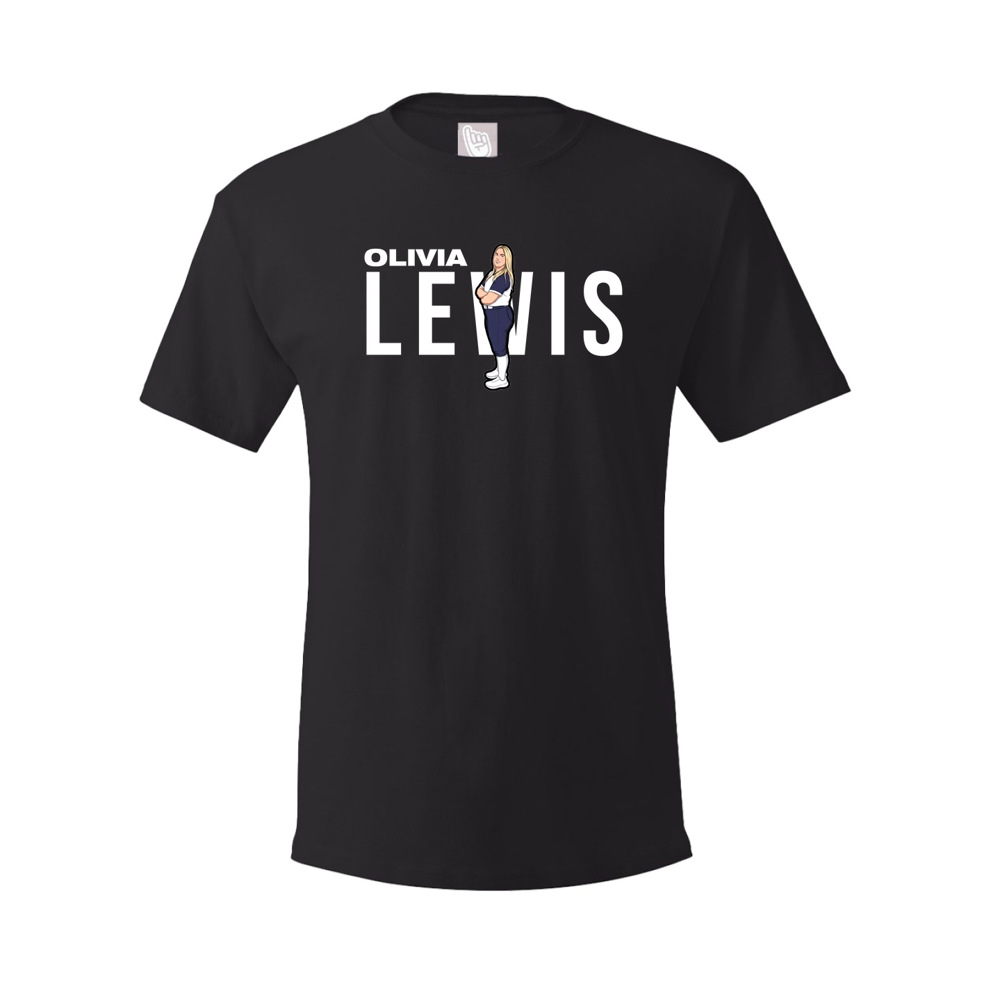 Youth Tee — Player Name in Black