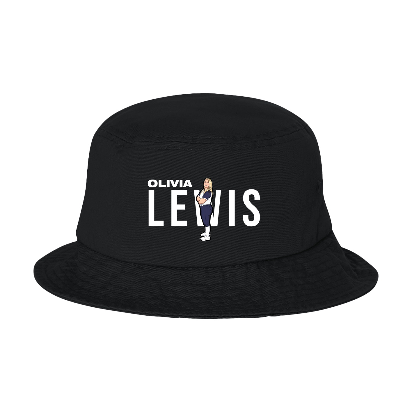 Bucket Cap — Player Name in Black