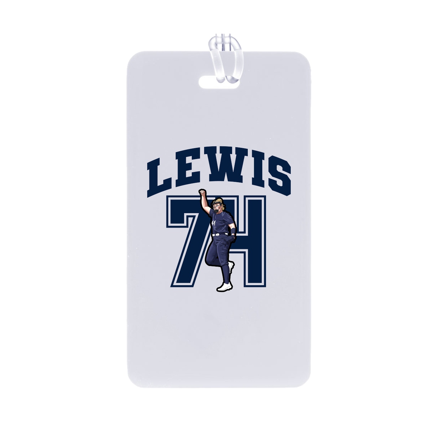 Bag Tag — Number in Classic