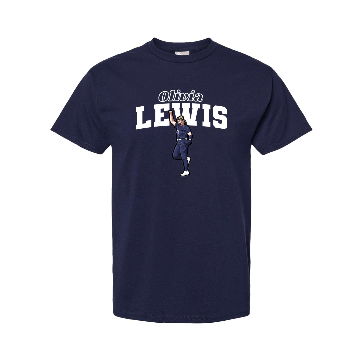 Tee — Name Arch in Navy