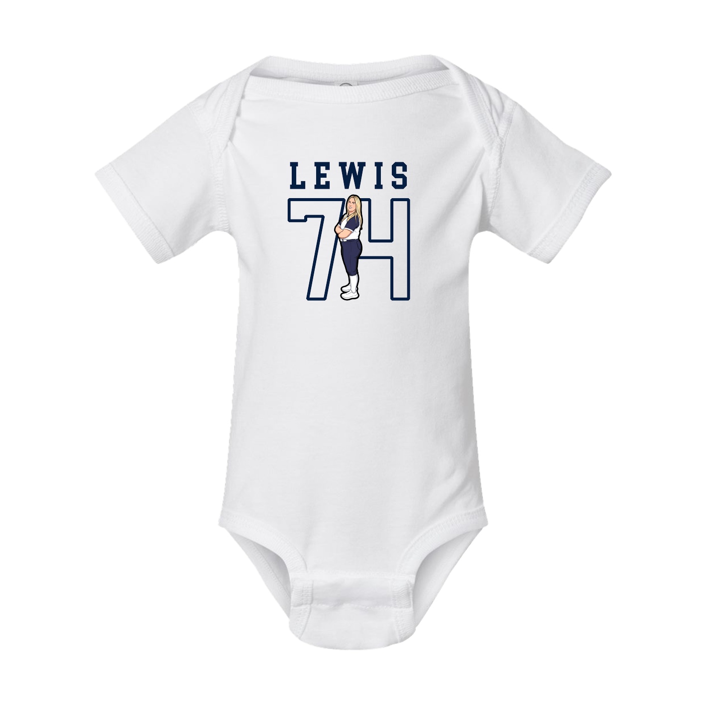 Baby Onesie — Shirsey in White