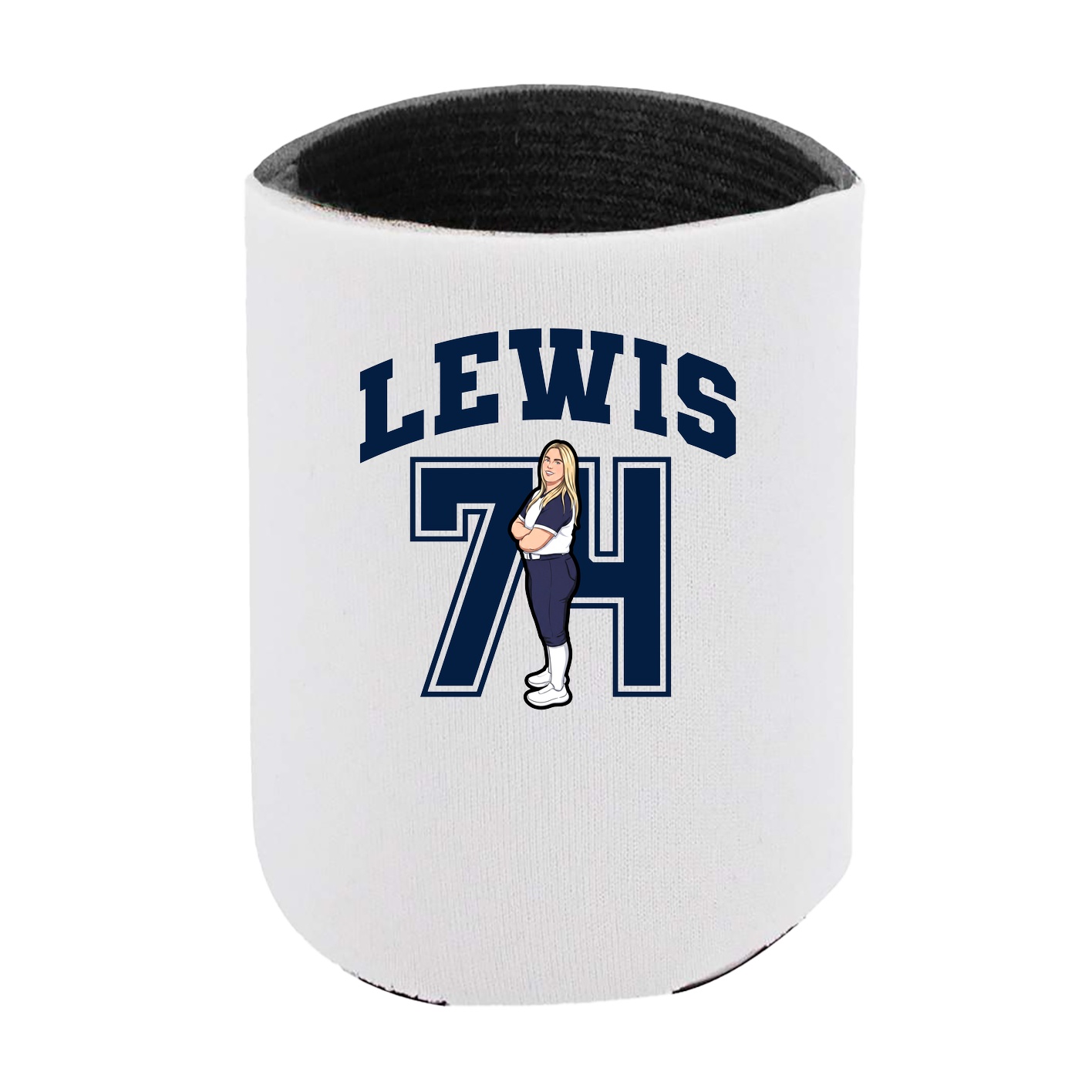 Can Holder — Number in White