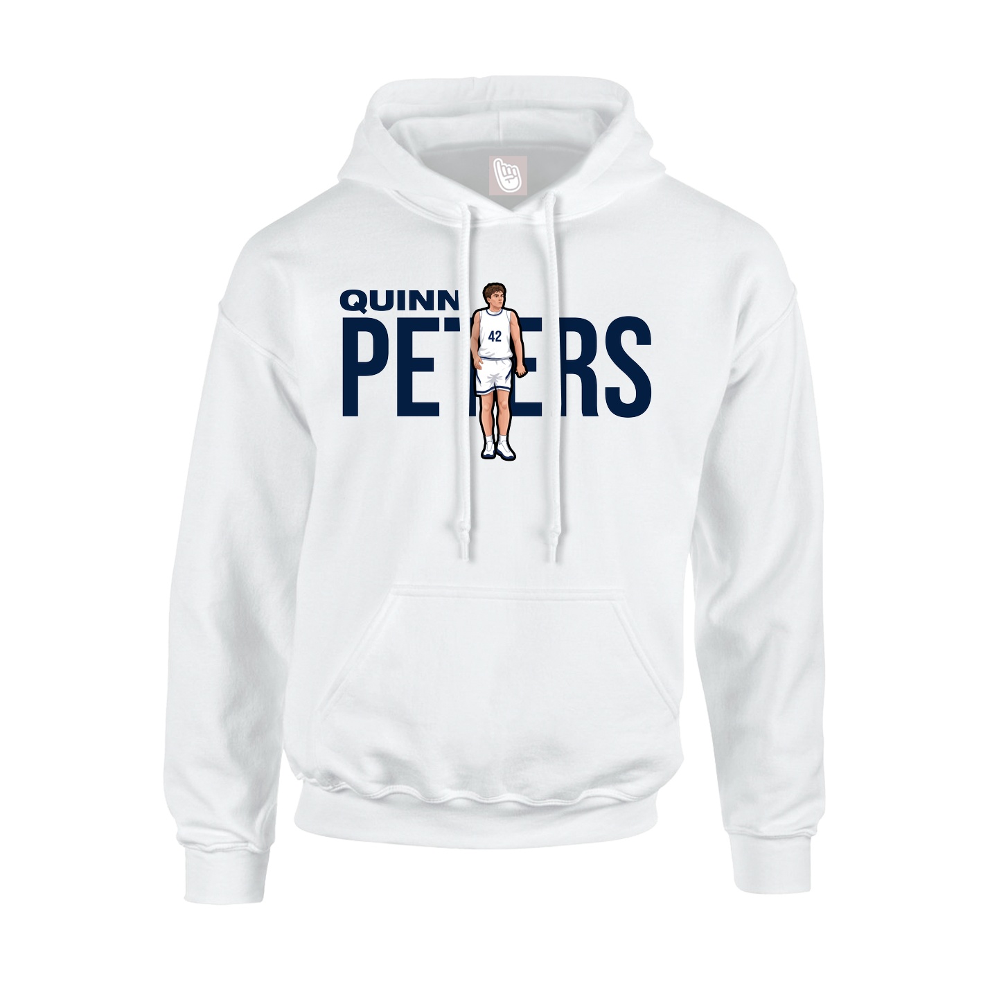 Youth Hoodie — Player Name in White