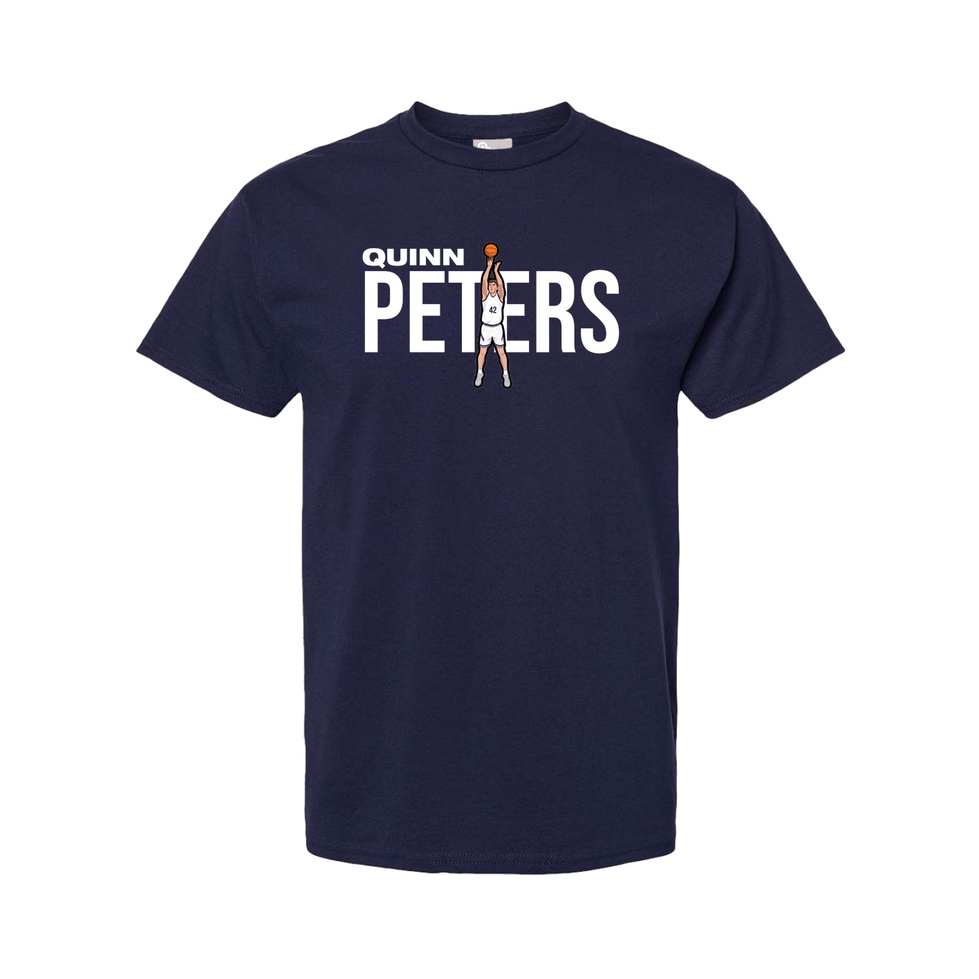 Tee — Player Name in Navy
