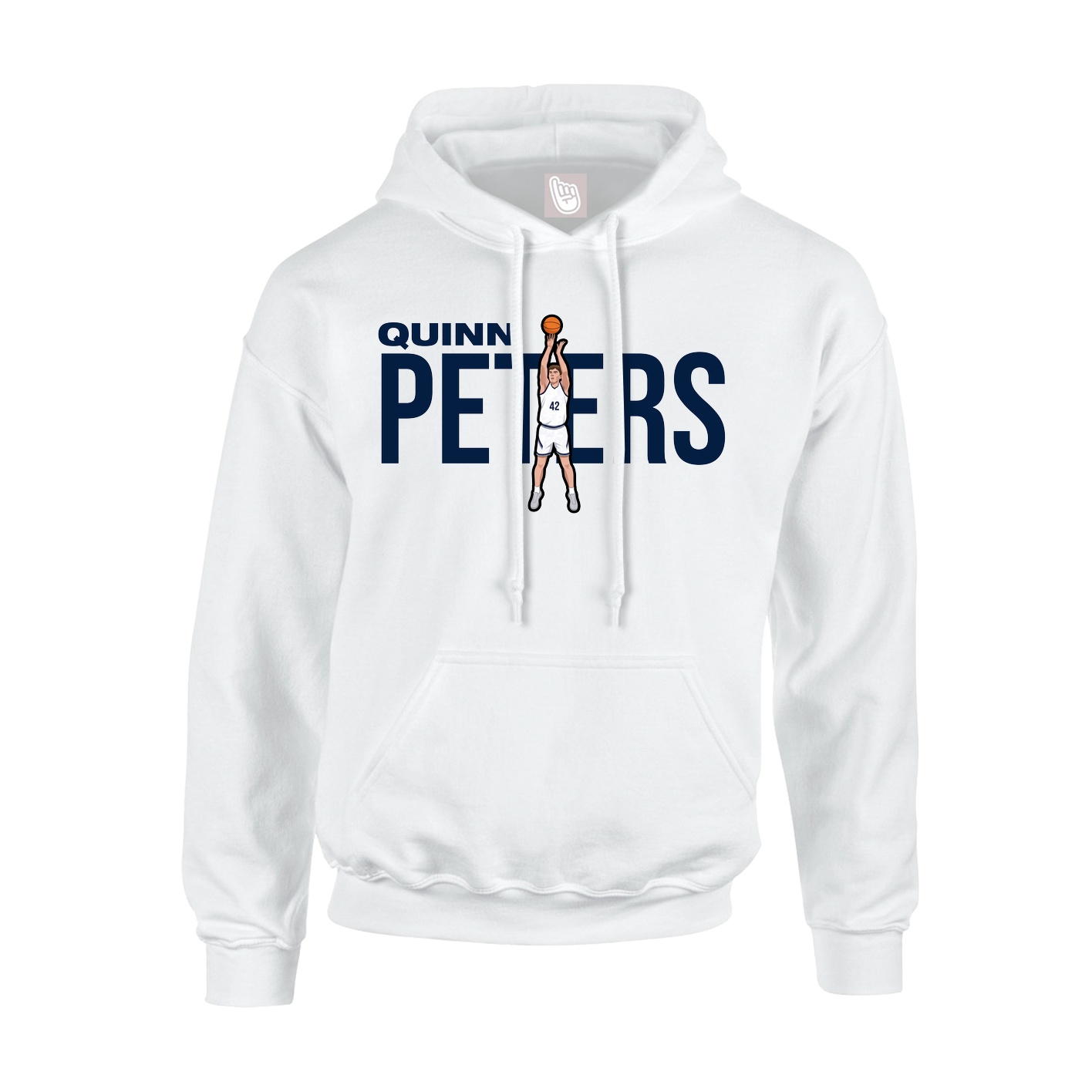 Hoodie — Player Name in White