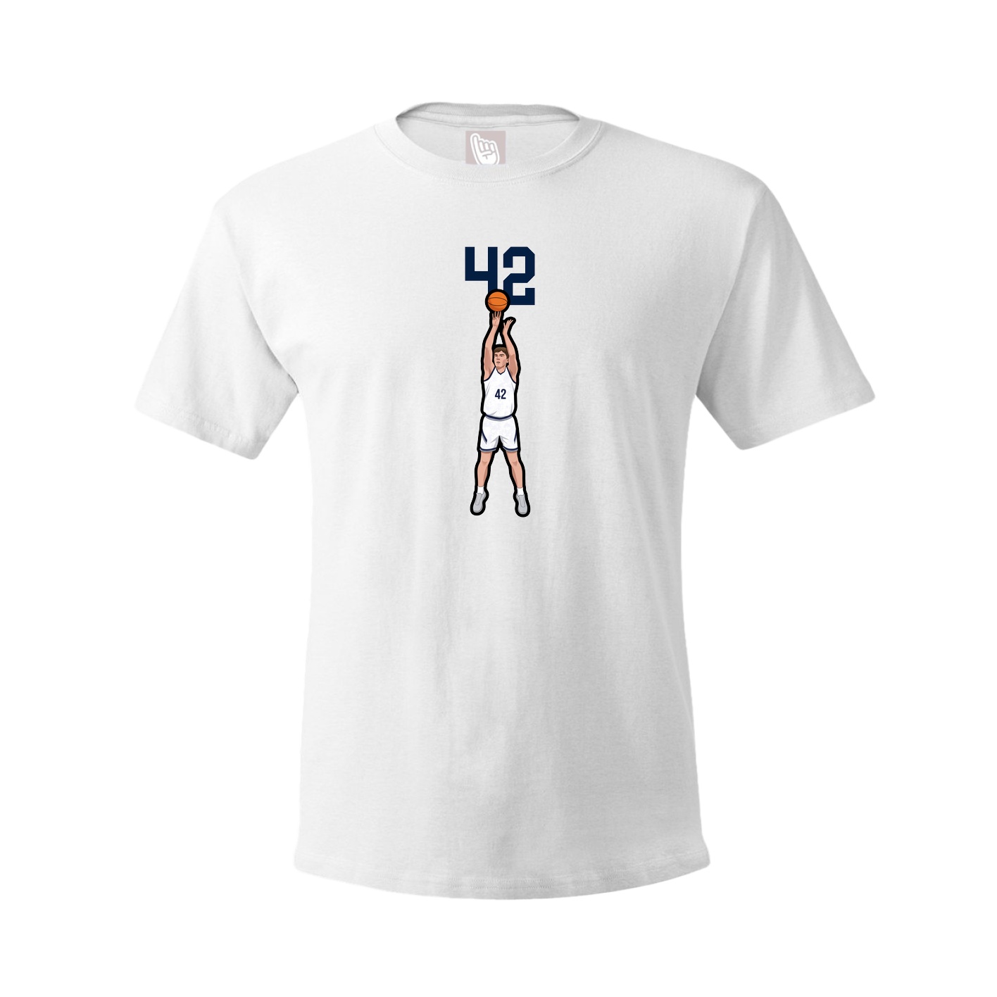 Tee — Number Top in White