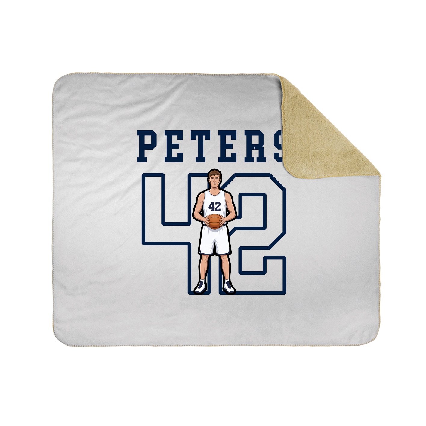 Throw Blanket — Shirsey in White