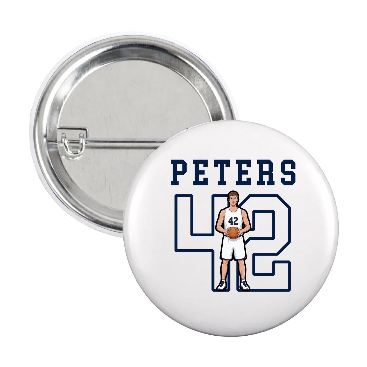 Game Day Button — Shirsey in White