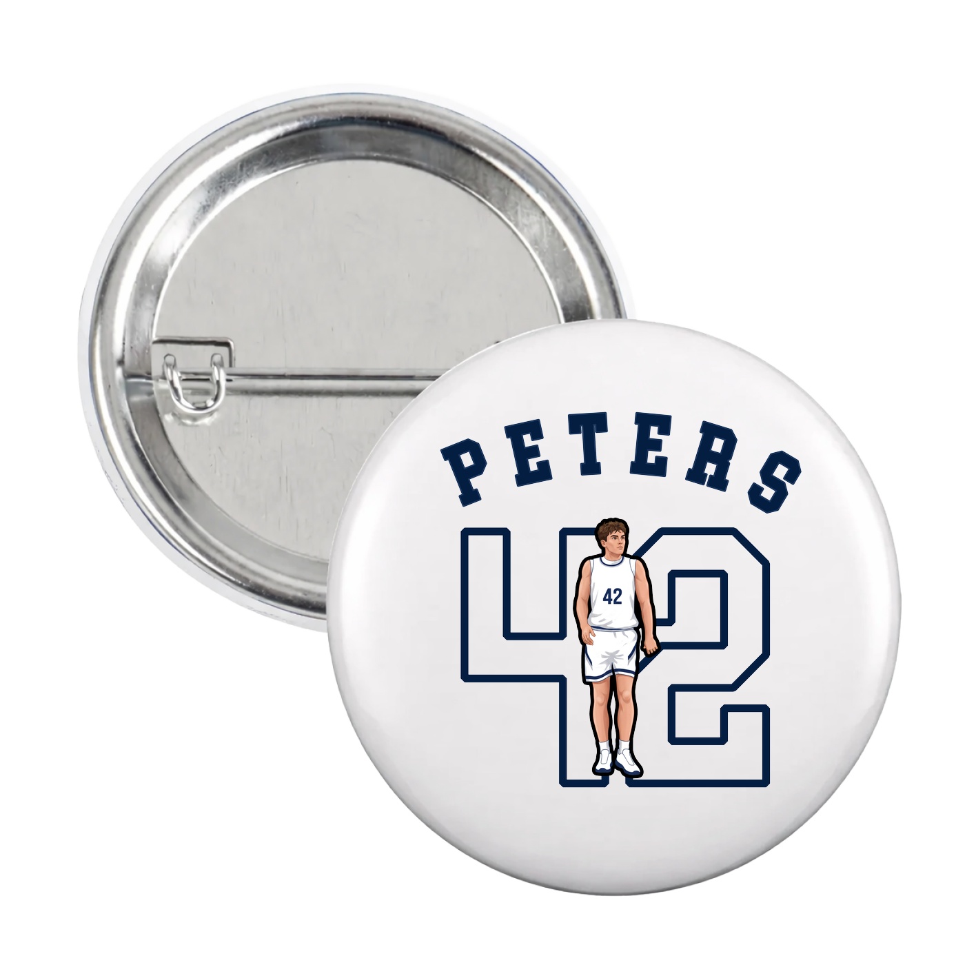 Game Day Button — Shirsey Arch in White