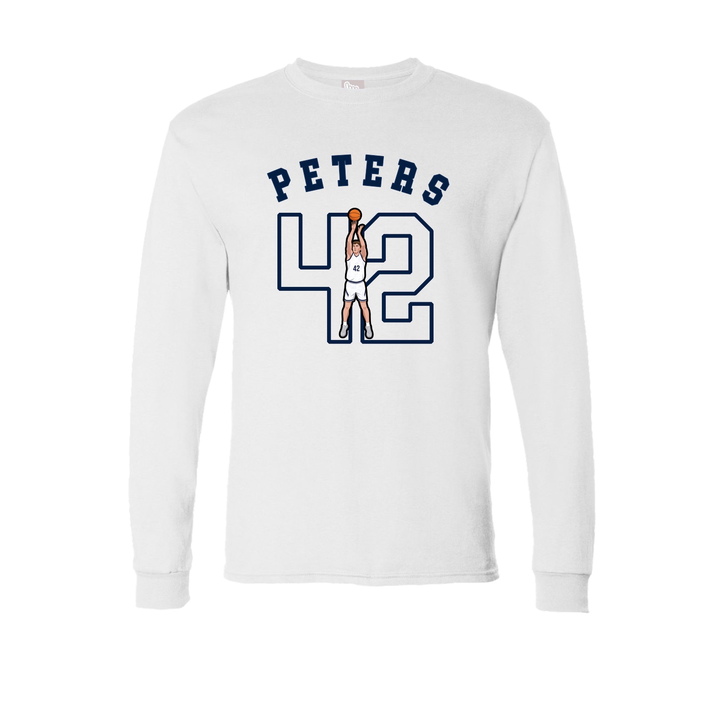 Long Sleeve Tee — Shirsey Arch in White