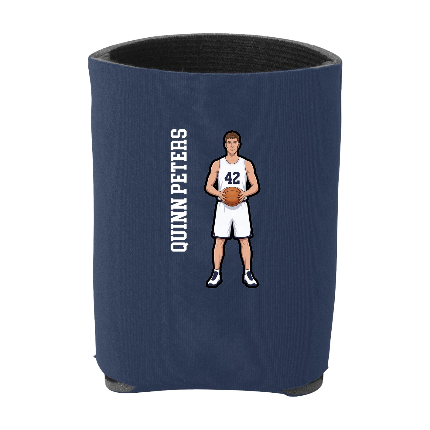 Can Holder — Name Vertical in Navy