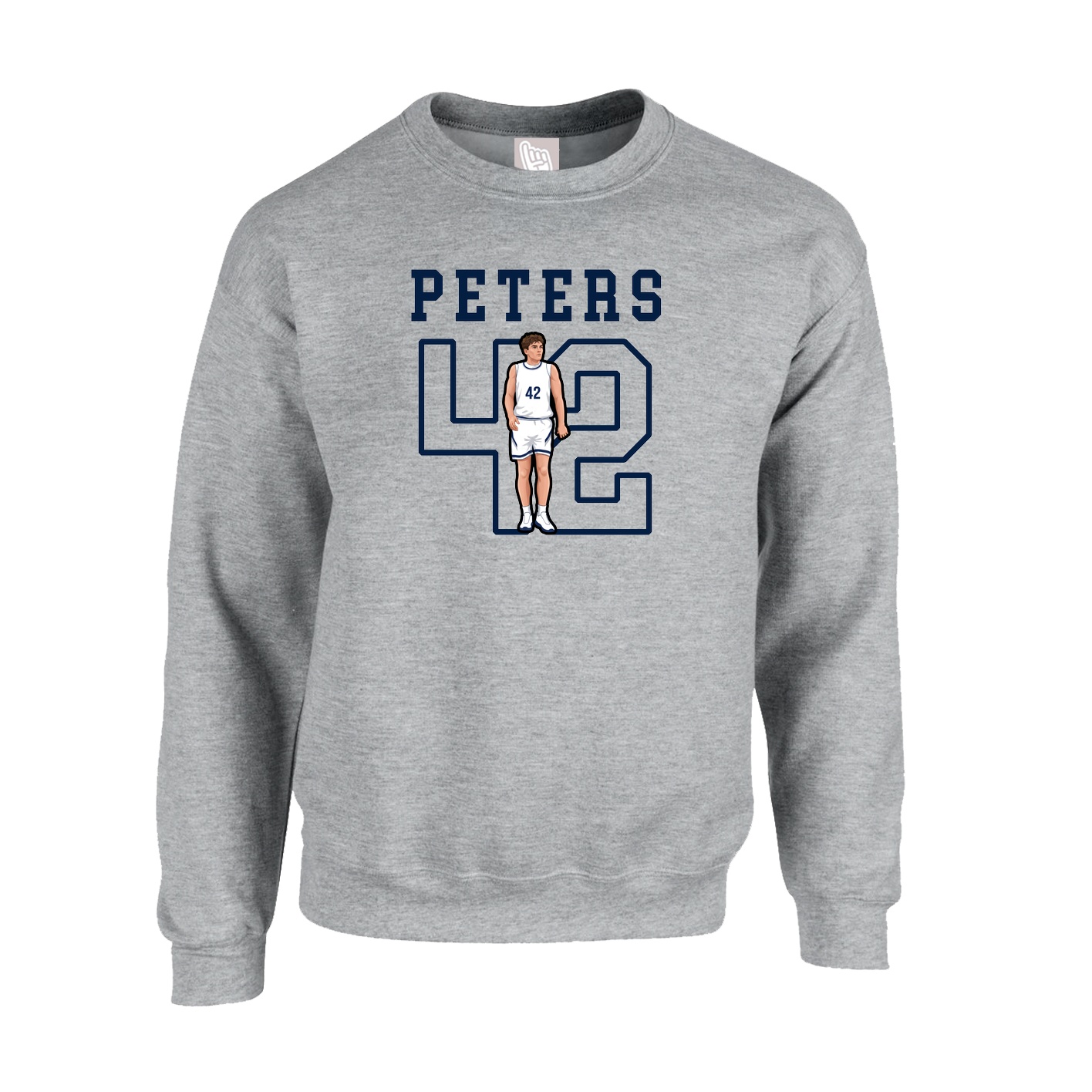 Fleece Crew — Shirsey in Grey