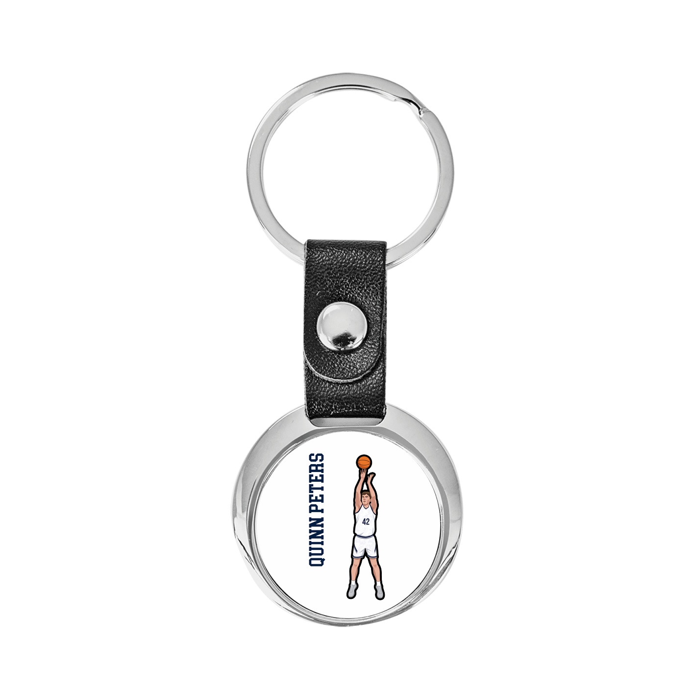 Key Chain — Name Vertical in Classic