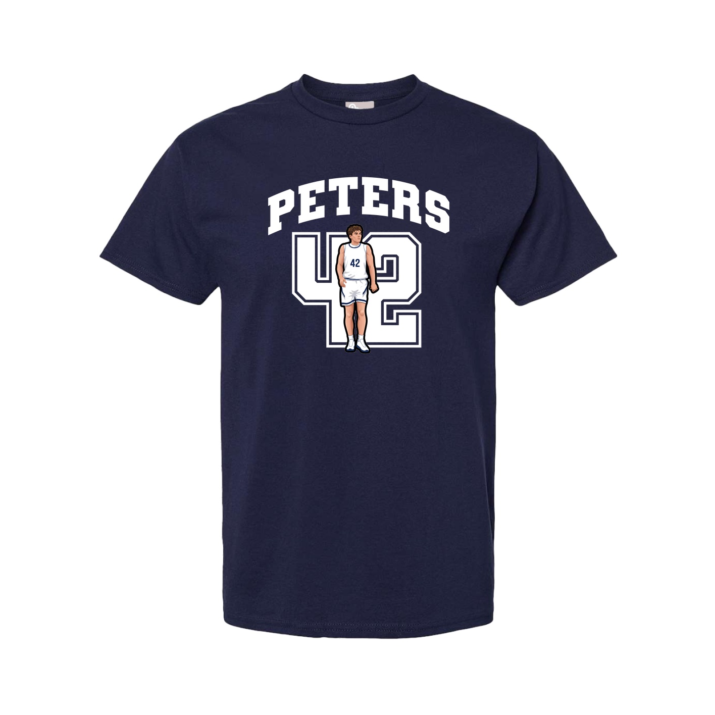 Tee — Number in Navy