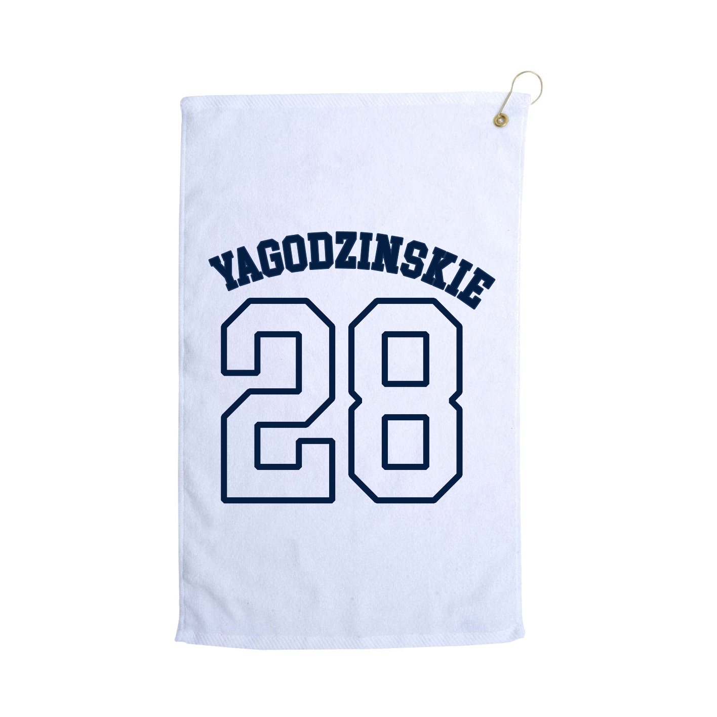 Golf Towel — Shirsey Arch in White