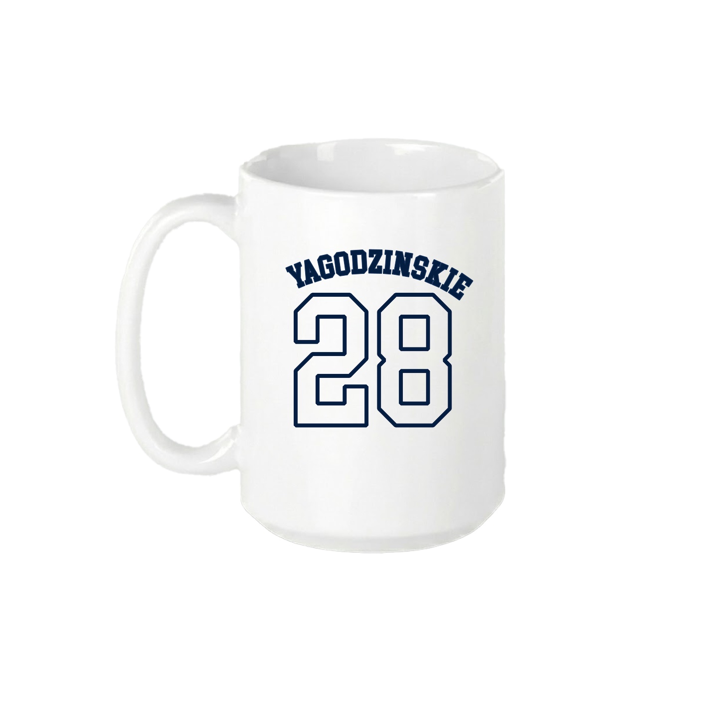 15oz Coffee Mug — Shirsey Arch in White
