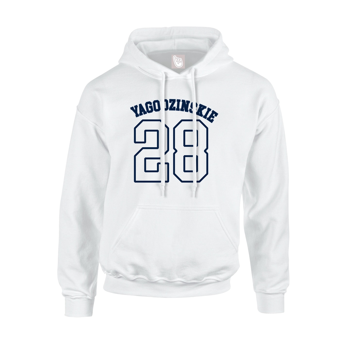 Hoodie — Shirsey Arch in White