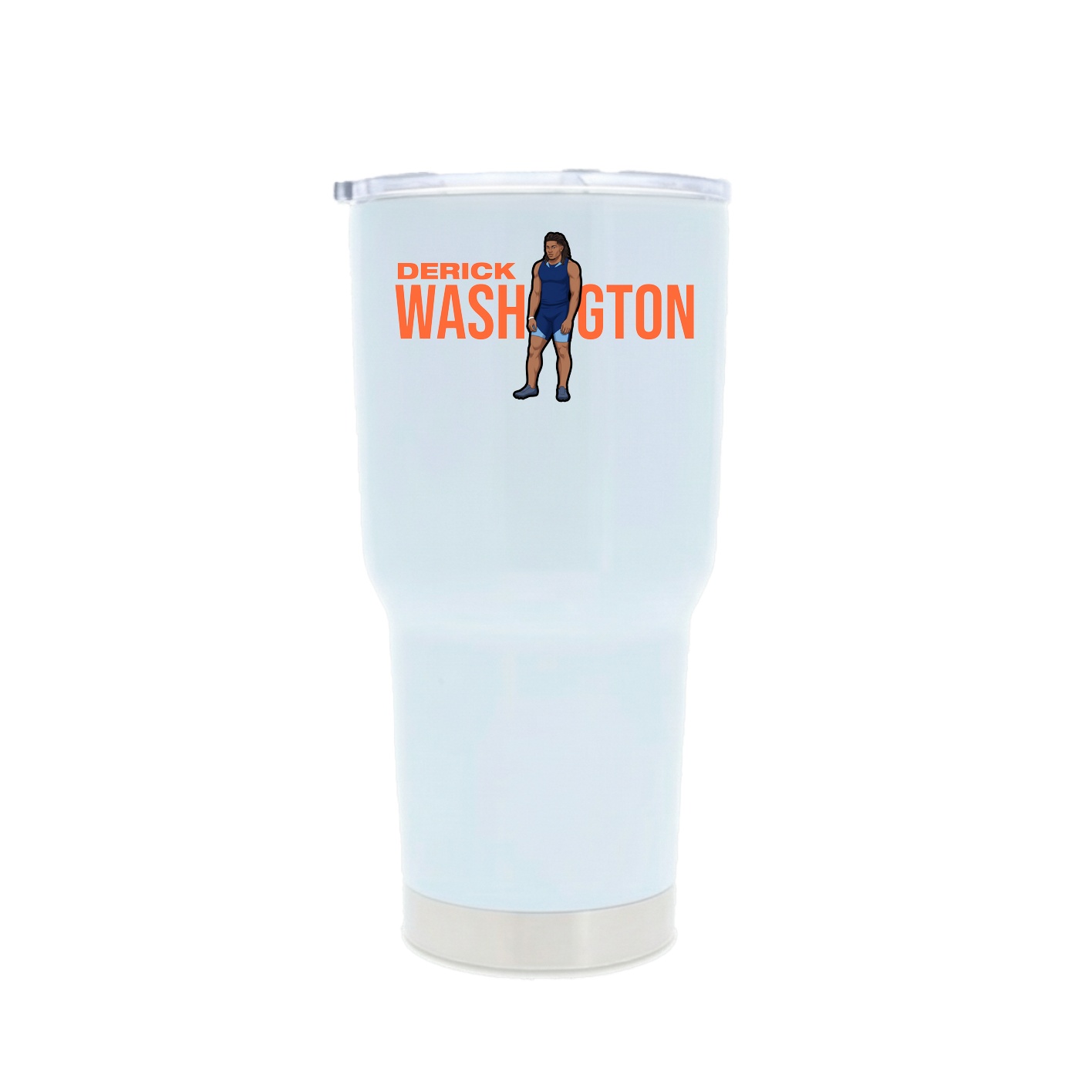 30oz Stainless Steel Tumbler — Player Name in White