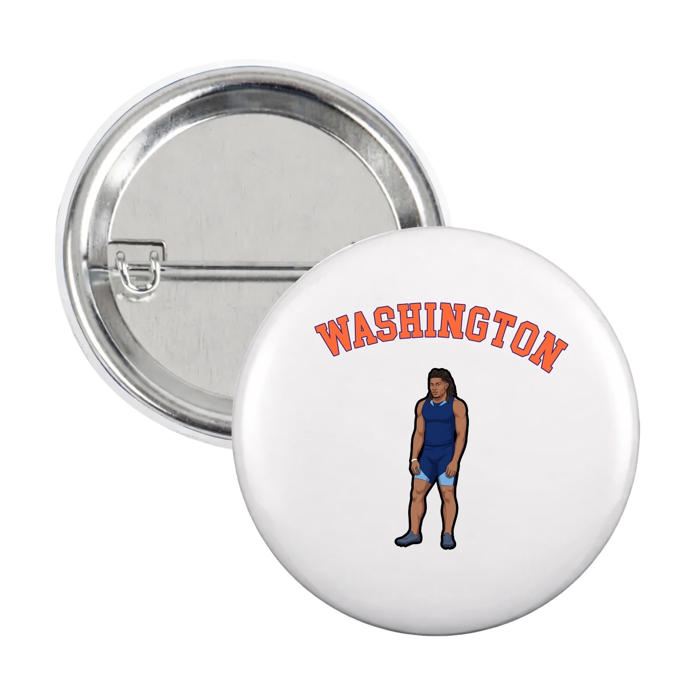 Game Day Button — Shirsey Arch in White