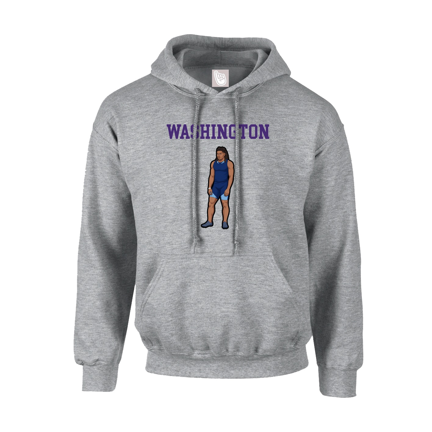 Hoodie — Shirsey in Grey