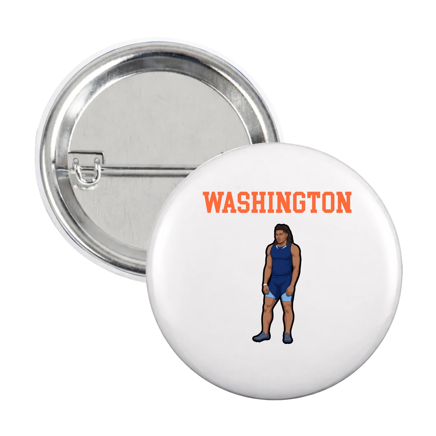 Game Day Button — Shirsey in White