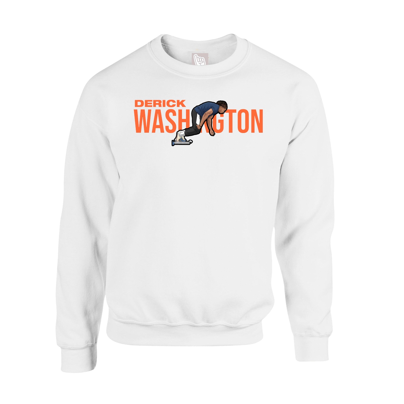 Fleece Crew — Player Name in White