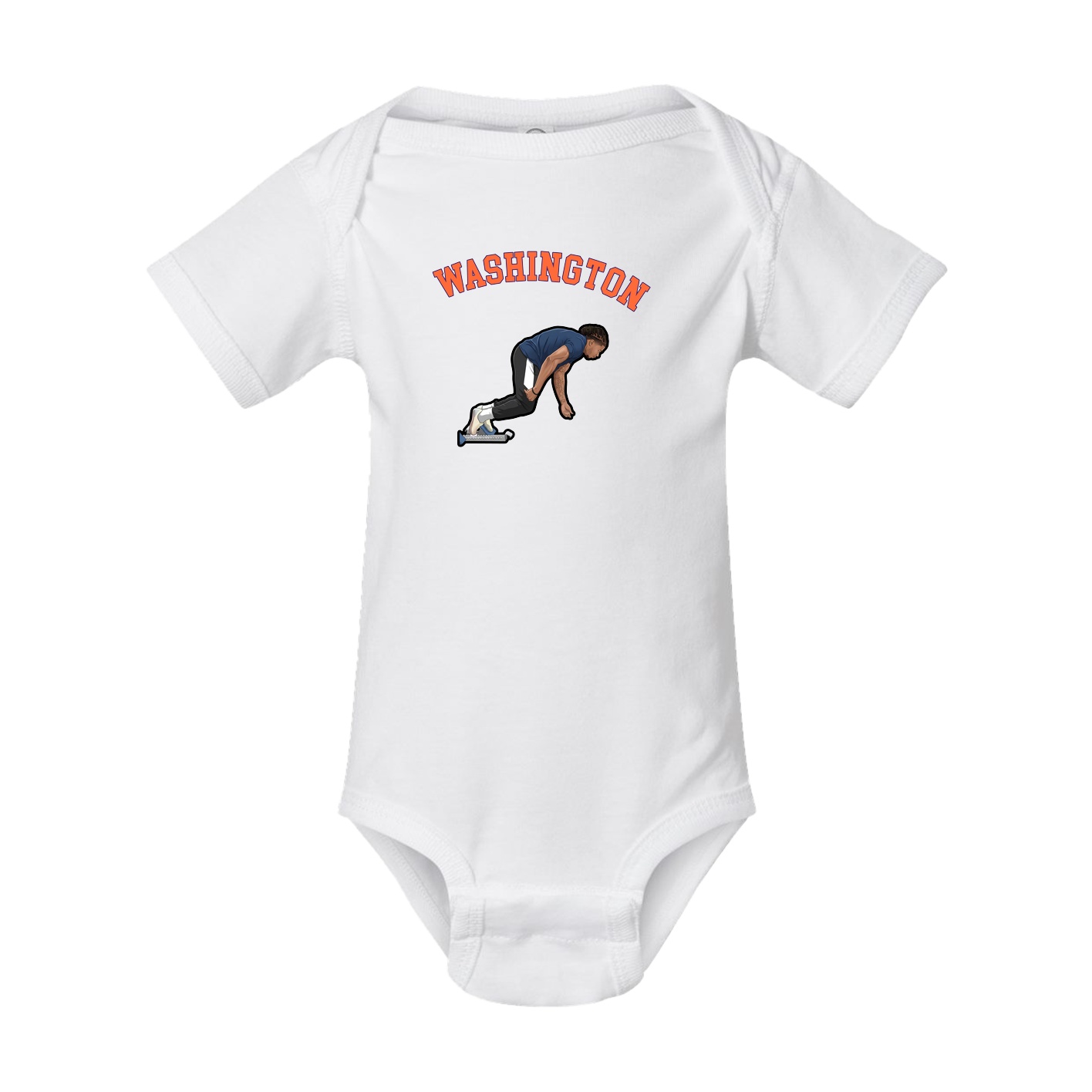 Baby Onesie — Shirsey Arch in White