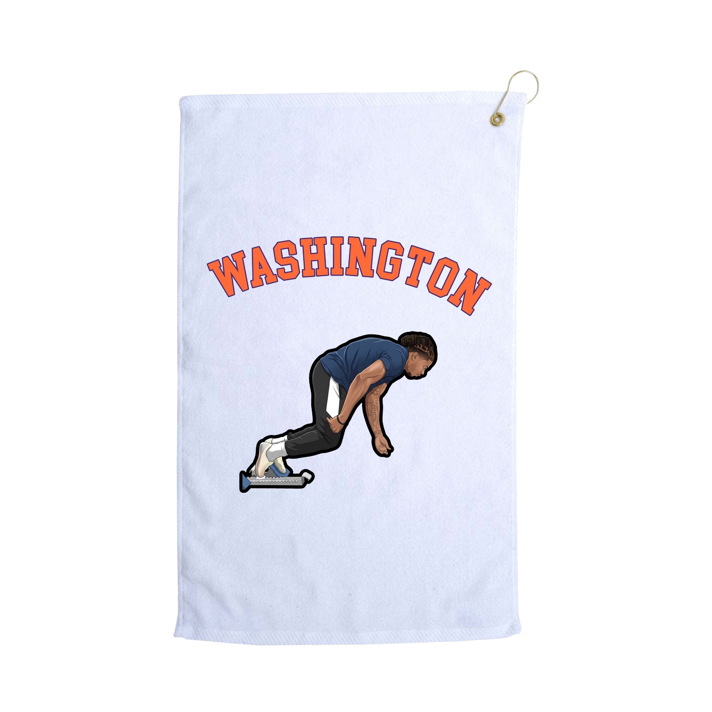 Golf Towel — Shirsey Arch in White
