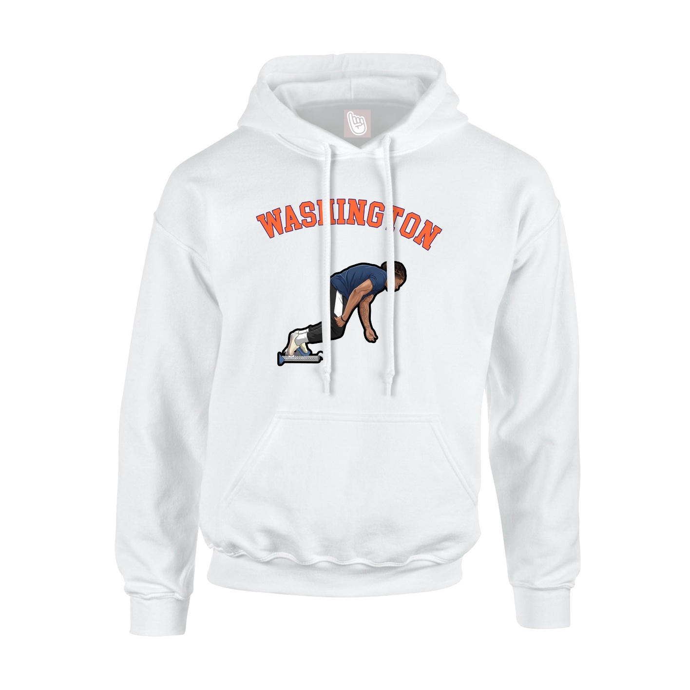 Youth Hoodie — Shirsey Arch in White